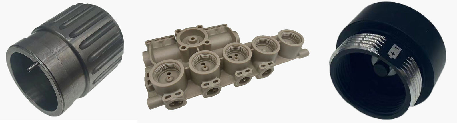 Peças feitas à máquina de bronze