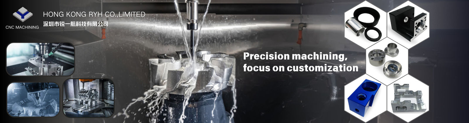 Peças de metal fazendo à máquina do CNC