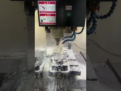 peças fazendo à máquina de alumínio do cnc