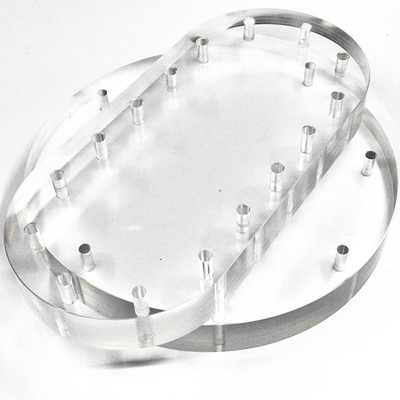 Polonês fazendo à máquina químico da perfuração acrílica do CNC PMMA