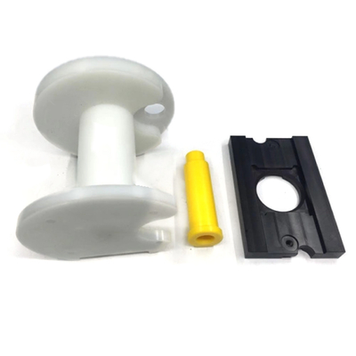 Peças de Delrin coloridas de fresagem CNC personalizadas para produção precisa