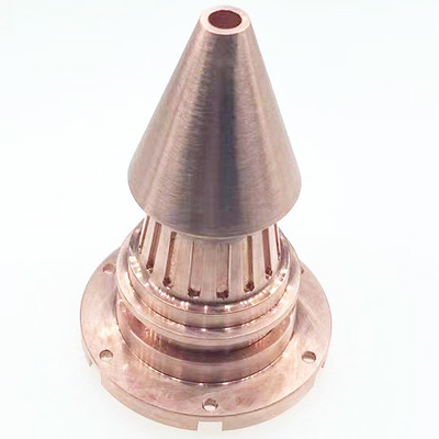 5 peças feitas à máquina cobre C11000 C12000 C12000 C36000 do CNC da linha central