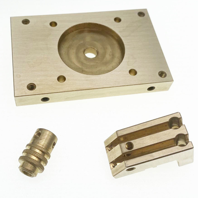 Peças feitas à máquina de bronze HPb63 HPb62 do CNC da precisão feita sob encomenda