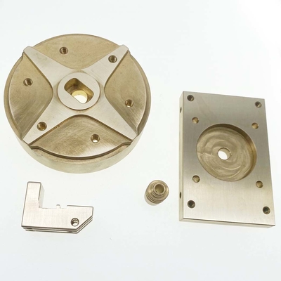 Peças feitas à máquina de bronze HPb63 HPb62 do CNC da precisão feita sob encomenda