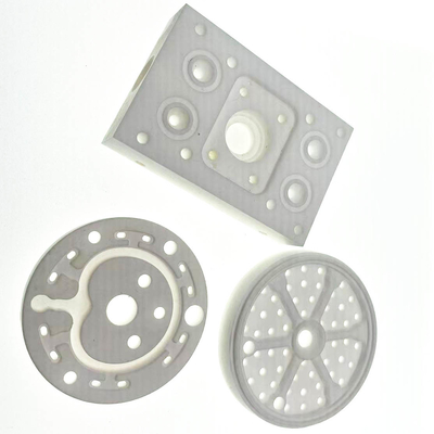 CNC feito sob encomenda do  PTFE que faz à máquina 0.05mm que lustram